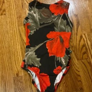 Luckyleo poppy leotard